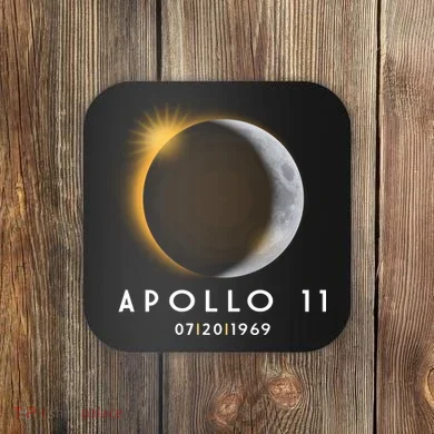 Apollo 11 Eclipse 50th Anniversary  Coaster