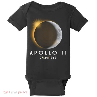 Apollo 11 Eclipse 50th Anniversary  Baby Bodysuit