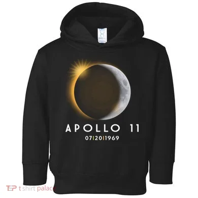 Apollo 11 Eclipse 50th Anniversary  Toddler Hoodie