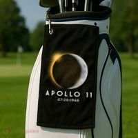 Apollo 11 Eclipse 50th Anniversary  Golf Towel thumb 2