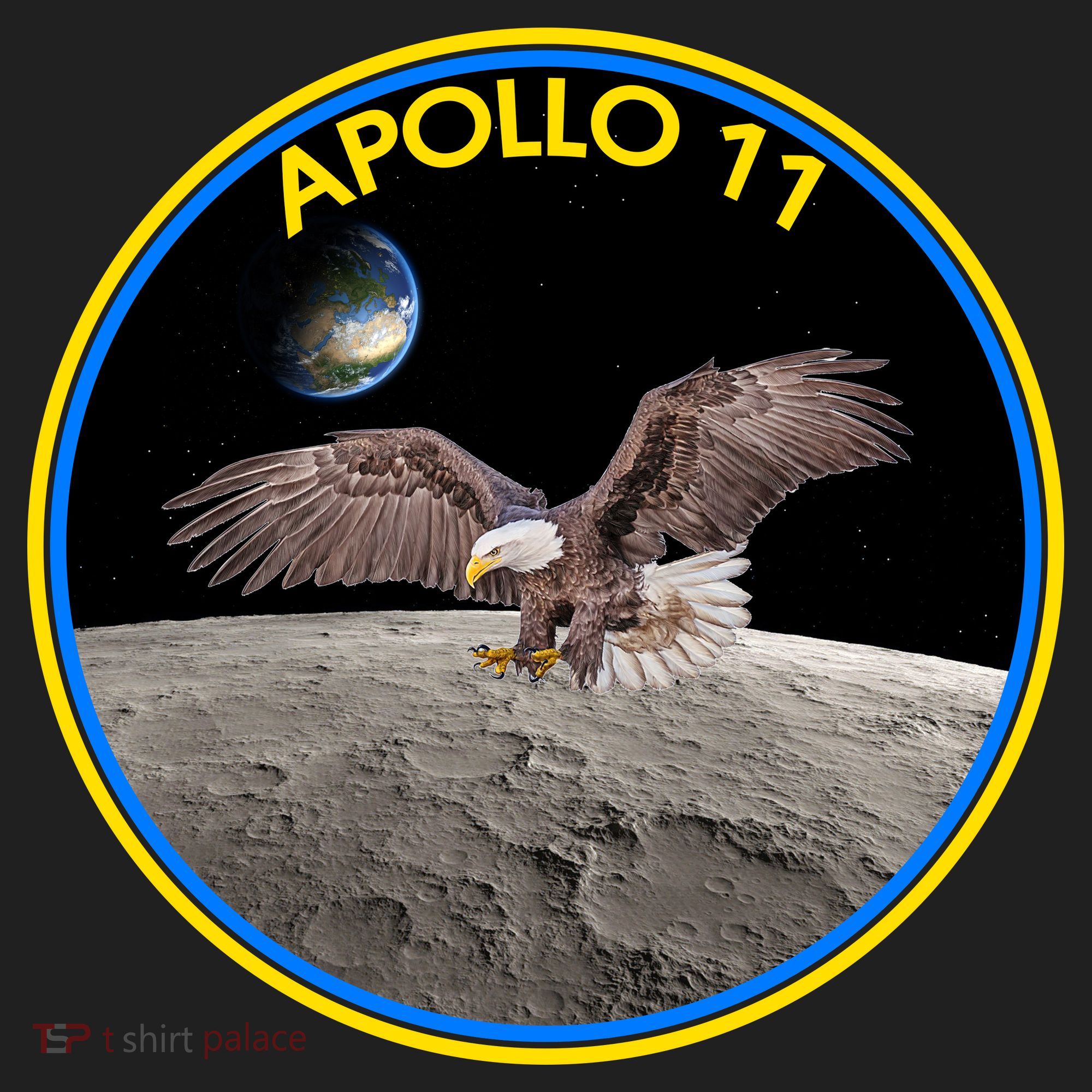 Apollo 11 Emblem Moon Landing Bald Eagle Women's Sweatshirt