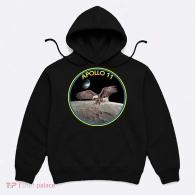 Apollo 11 Emblem Moon Landing Bald Eagle Hoodie