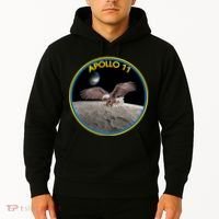 Apollo 11 Emblem Moon Landing Bald Eagle Hoodie thumb 2