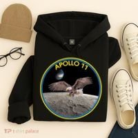 Apollo 11 Emblem Moon Landing Bald Eagle Hoodie thumb 4