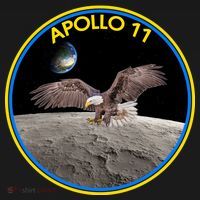Apollo 11 Emblem Moon Landing Bald Eagle Apron thumb 3