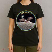 Apollo 11 Emblem Moon Landing Bald Eagle T-Shirt thumb 4