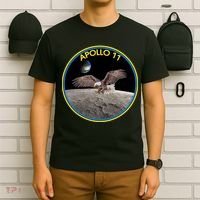 Apollo 11 Emblem Moon Landing Bald Eagle T-Shirt thumb 6