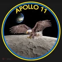 Apollo 11 Emblem Moon Landing Bald Eagle Bucket Hat thumb 4