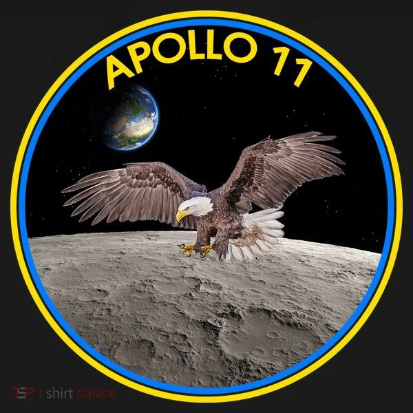 Apollo 11 Emblem Moon Landing Bald Eagle Bucket Hat