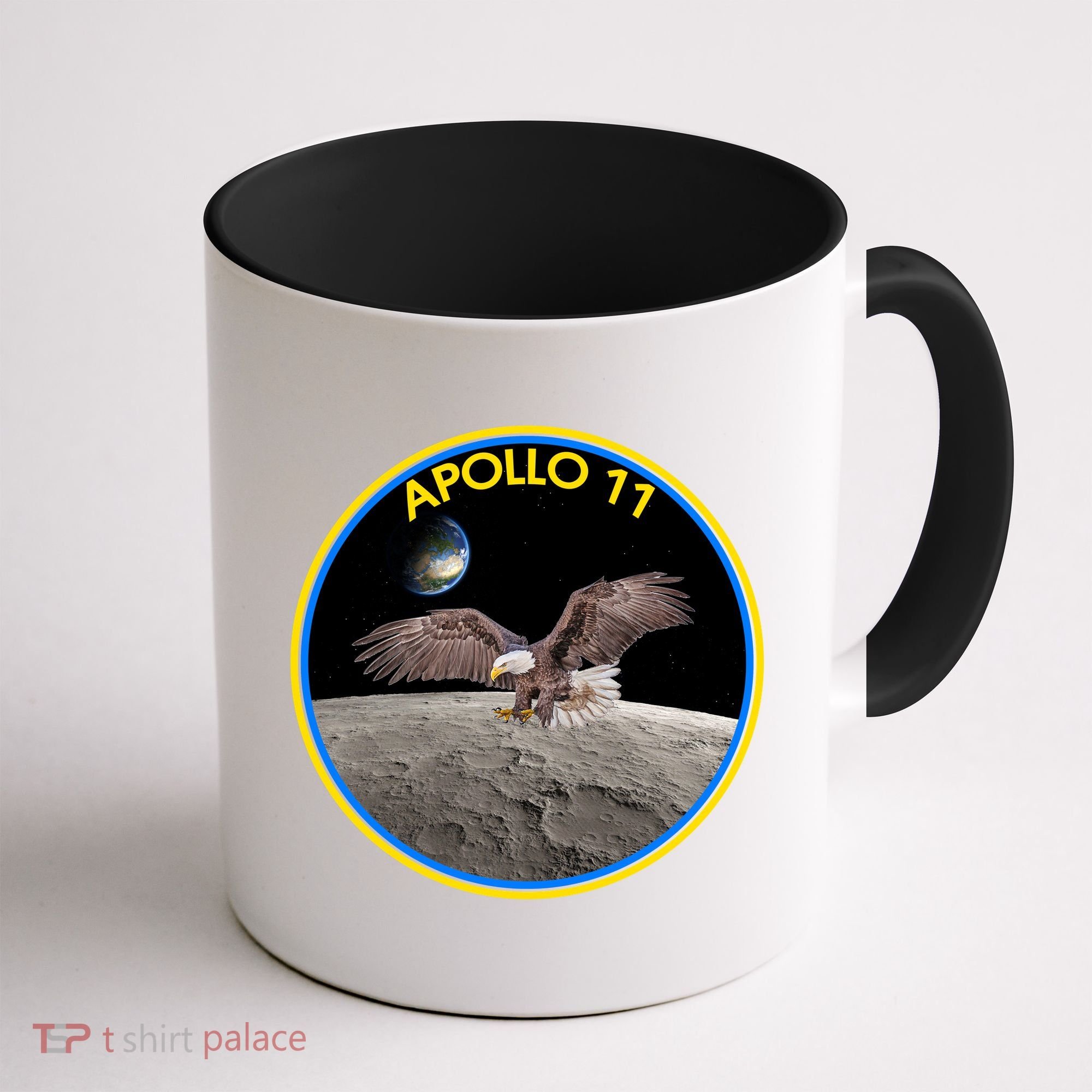 Apollo 11 Emblem Moon Landing Bald Eagle Coffee Mug