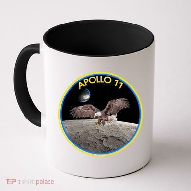 Apollo 11 Emblem Moon Landing Bald Eagle Coffee Mug