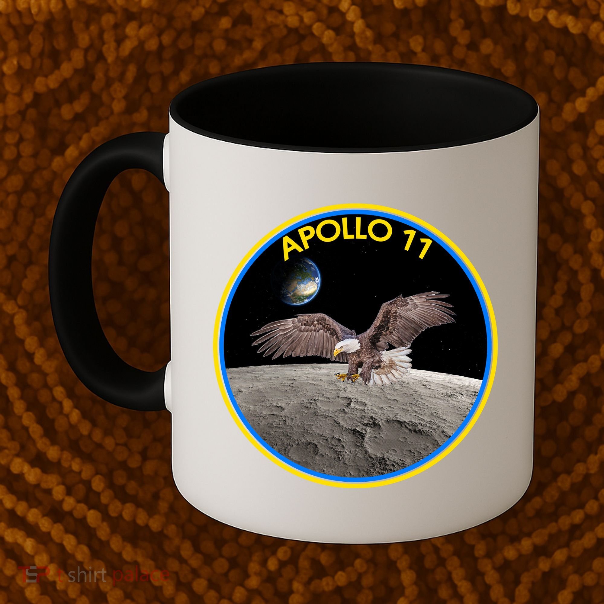 Apollo 11 Emblem Moon Landing Bald Eagle Coffee Mug