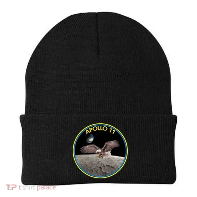 Apollo 11 Emblem Moon Landing Bald Eagle Beanie