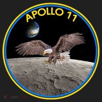 Apollo 11 Emblem Moon Landing Bald Eagle Beanie thumb 2