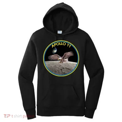 Apollo 11 Emblem Moon Landing Bald Eagle Women's Hoodie