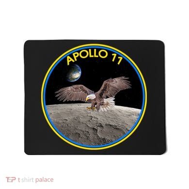 Apollo 11 Emblem Moon Landing Bald Eagle Mousepad