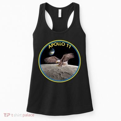 Apollo 11 Emblem Moon Landing Bald Eagle Women's Tank Top