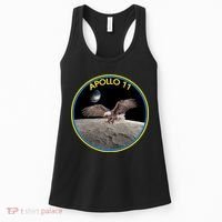 Apollo 11 Emblem Moon Landing Bald Eagle Women's Tank Top thumb 0