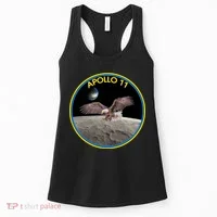 Apollo 11 Emblem Moon Landing Bald Eagle Women's Tank Top thumb 0