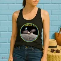 Apollo 11 Emblem Moon Landing Bald Eagle Women's Tank Top thumb 2