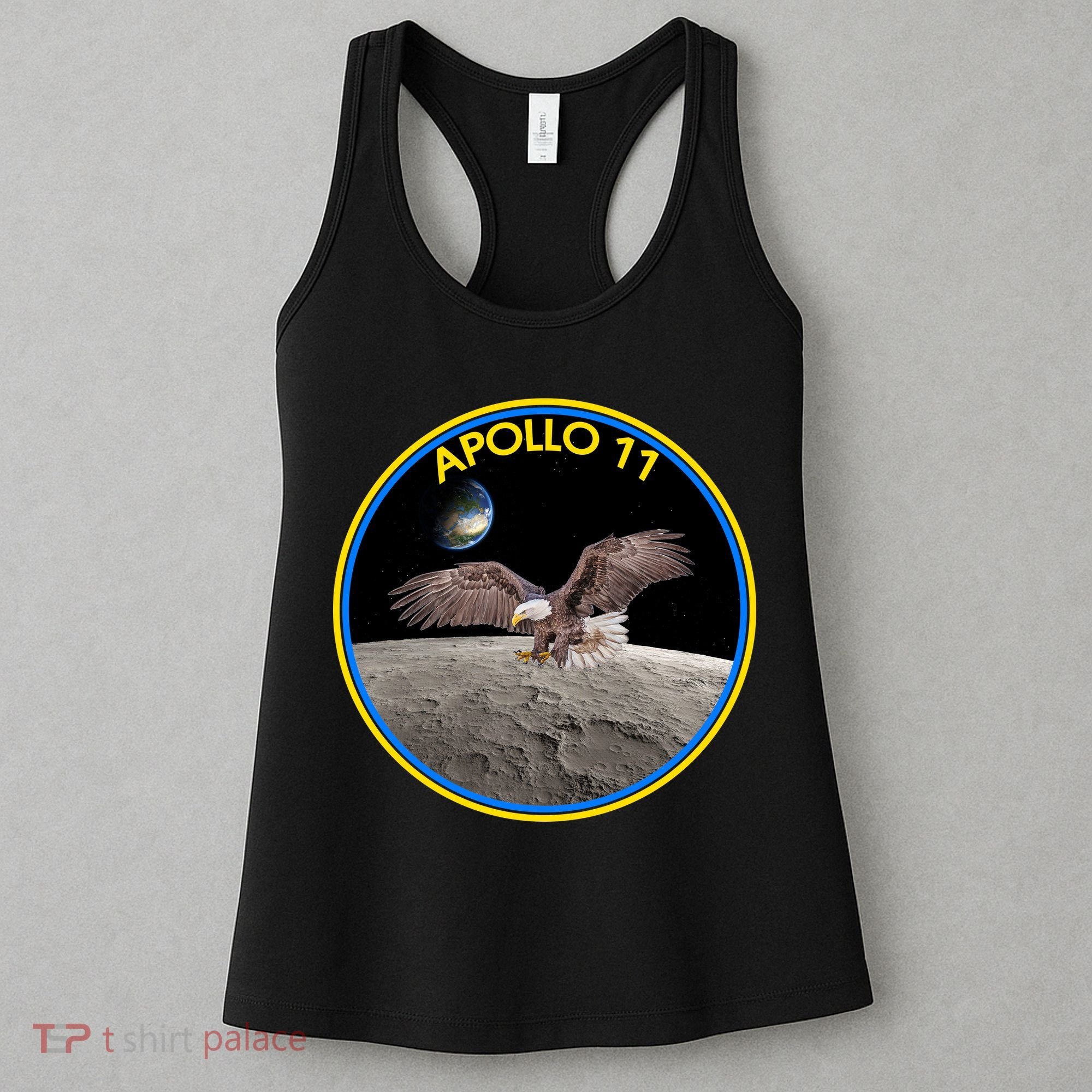 Apollo 11 Emblem Moon Landing Bald Eagle Women's Tank Top