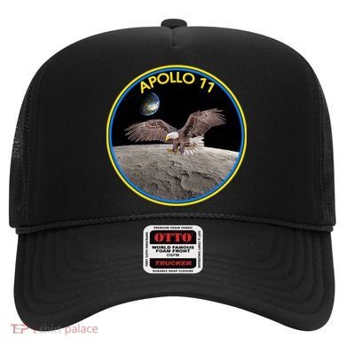 Apollo 11 Emblem Moon Landing Bald Eagle Hat