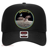 Apollo 11 Emblem Moon Landing Bald Eagle Hat thumb 0