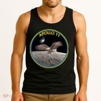 Apollo 11 Emblem Moon Landing Bald Eagle Tank Top thumb 3