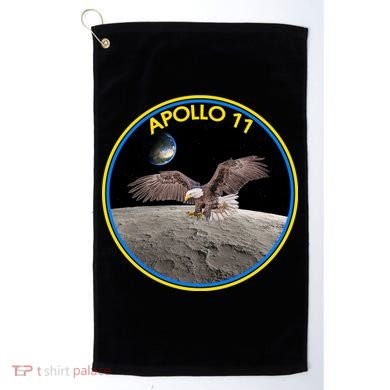Apollo 11 Emblem Moon Landing Bald Eagle Golf Towel