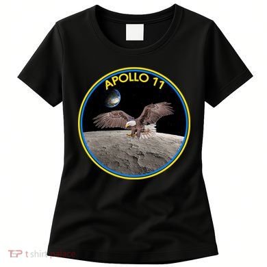 Apollo 11 Emblem Moon Landing Bald Eagle Women's T-Shirt