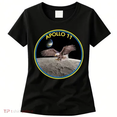 Apollo 11 Emblem Moon Landing Bald Eagle Women's T-Shirt