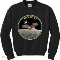 Apollo 11 Emblem Moon Landing Bald Eagle Kids Sweatshirt thumb 0