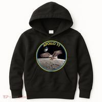 Apollo 11 Emblem Moon Landing Bald Eagle Kids Hoodie thumb 0