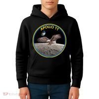Apollo 11 Emblem Moon Landing Bald Eagle Kids Hoodie thumb 4