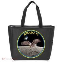 Apollo 11 Emblem Moon Landing Bald Eagle Tote Bag thumb 0