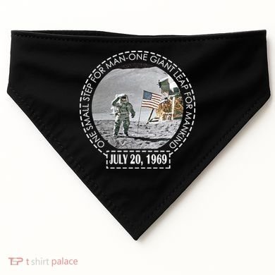 Apollo 11 Moon Landing Emblem 50th Anniversary  USA-Made Doggie Bandana