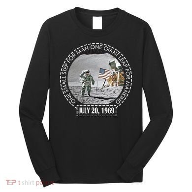 Apollo 11 Moon Landing Emblem 50th Anniversary  Long Sleeve Shirt