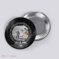 Apollo 11 Moon Landing Emblem 50th Anniversary  Button thumb 0