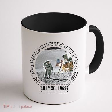 Apollo 11 Moon Landing Emblem 50th Anniversary  Coffee Mug back