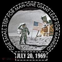 Apollo 11 Moon Landing Emblem 50th Anniversary  Polo thumb 3