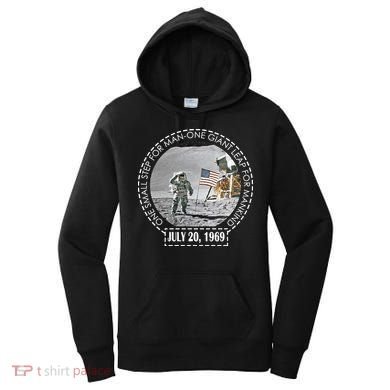 Apollo 11 Moon Landing Emblem 50th Anniversary  Women's Hoodie