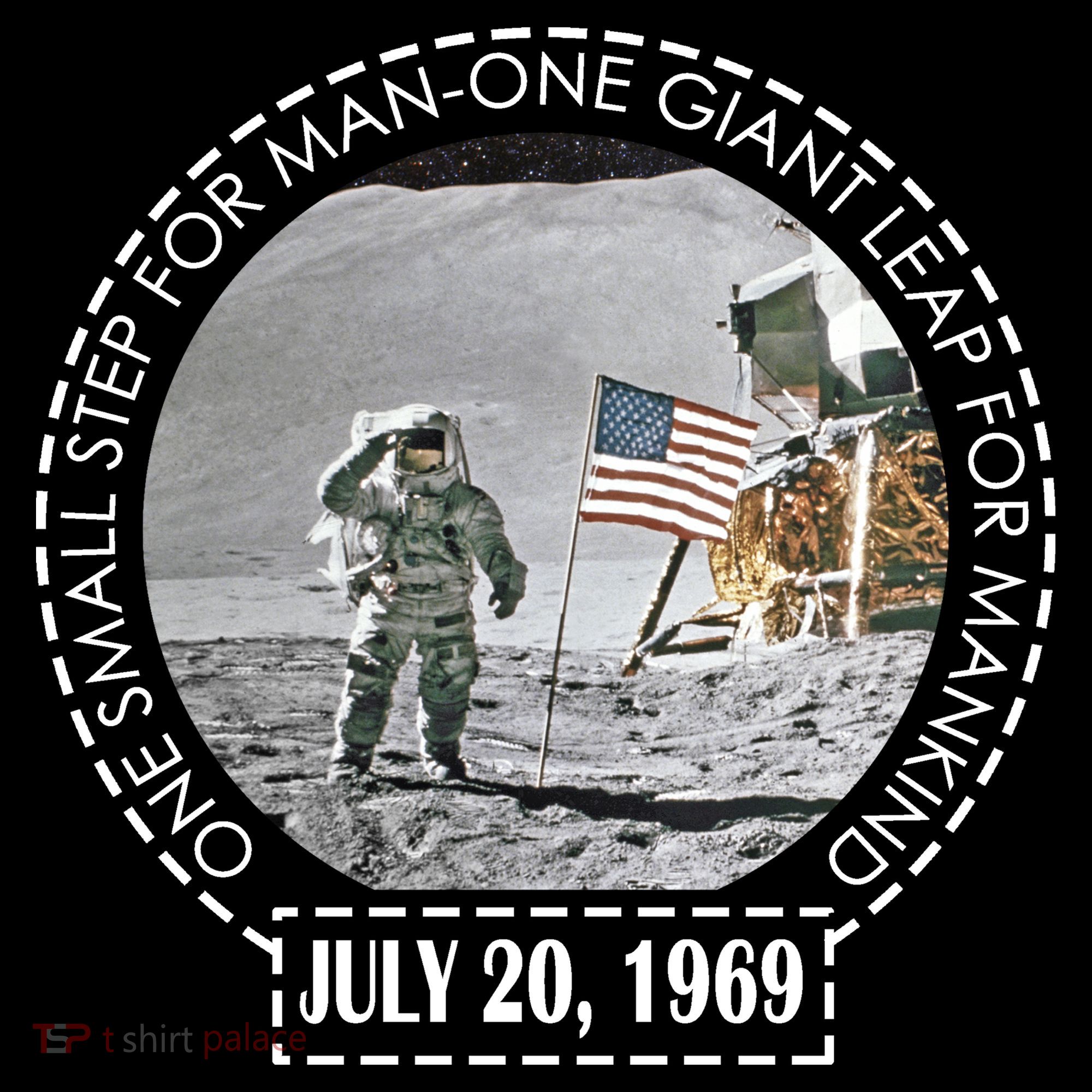 Apollo 11 Moon Landing Emblem 50th Anniversary  Ornament