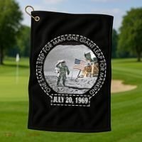Apollo 11 Moon Landing Emblem 50th Anniversary  Golf Towel thumb 1