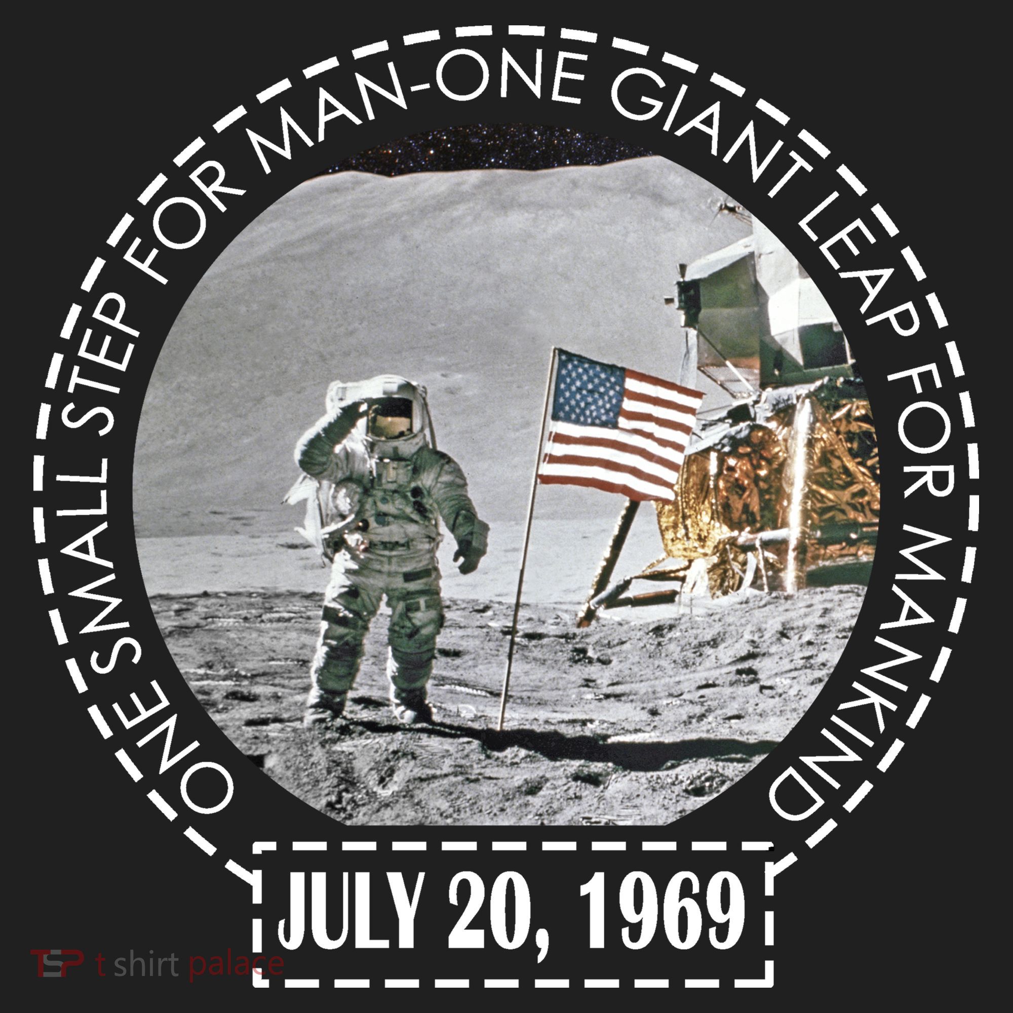 Apollo 11 Moon Landing Emblem 50th Anniversary  Golf Towel