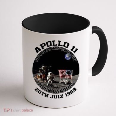 Apollo 11 Moon Landing July 20th 1969 Coffee Mug back