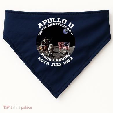 Apollo 11 Moon Landing July 20th 1969 USA-Made Doggie Bandana