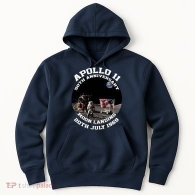 Apollo 11 Moon Landing July 20th 1969 Hoodie