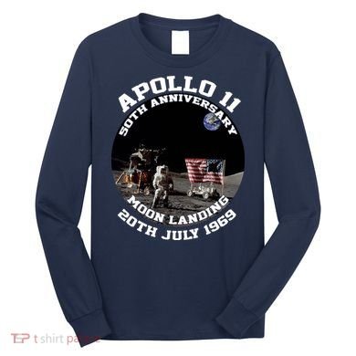 Apollo 11 Moon Landing July 20th 1969 Long Sleeve Shirt