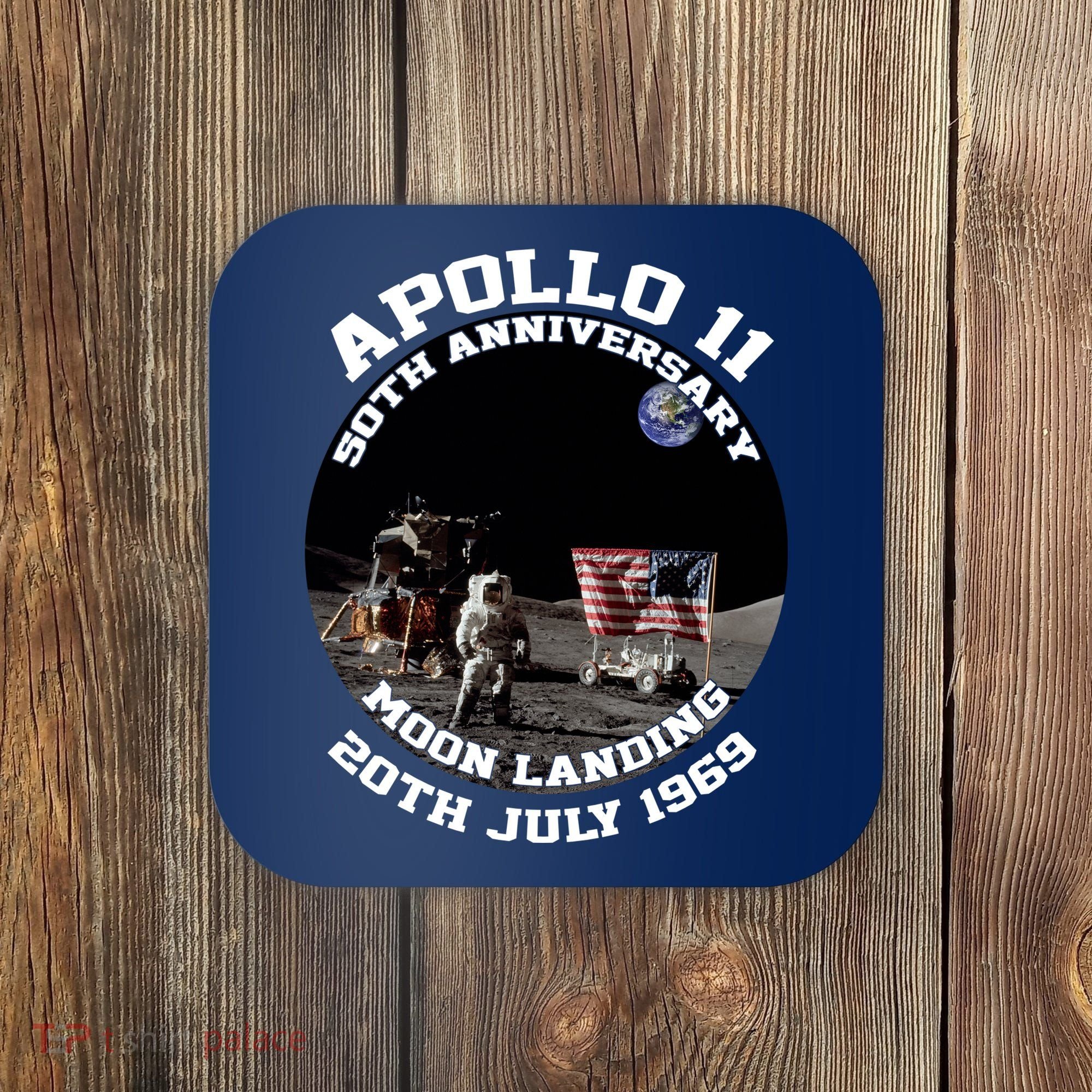 Apollo 11 Moon Landing July 20th 1969 Coaster