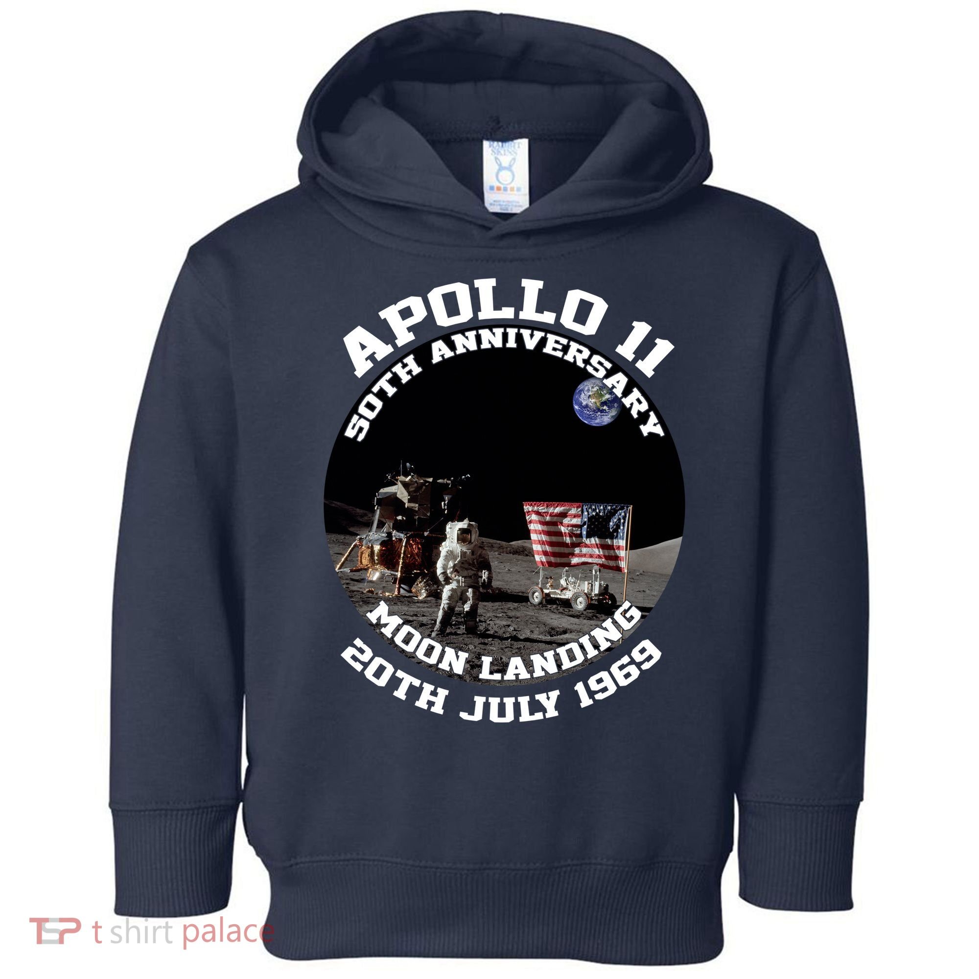 Apollo 11 Moon Landing July 20th 1969 Toddler Hoodie